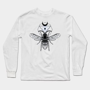 Bee Queen And All Seeing Eye Long Sleeve T-Shirt